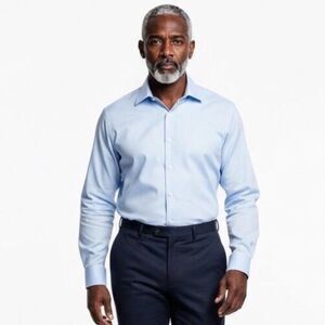 Mens Pierre Cardin long sleeve dress shirt